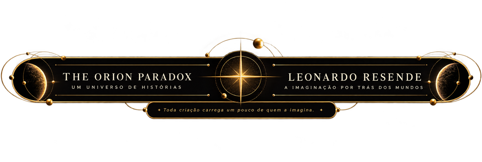 The Orion Paradox, um universo de histórias · Leonardo Resende, a imaginação por trás dos mundos