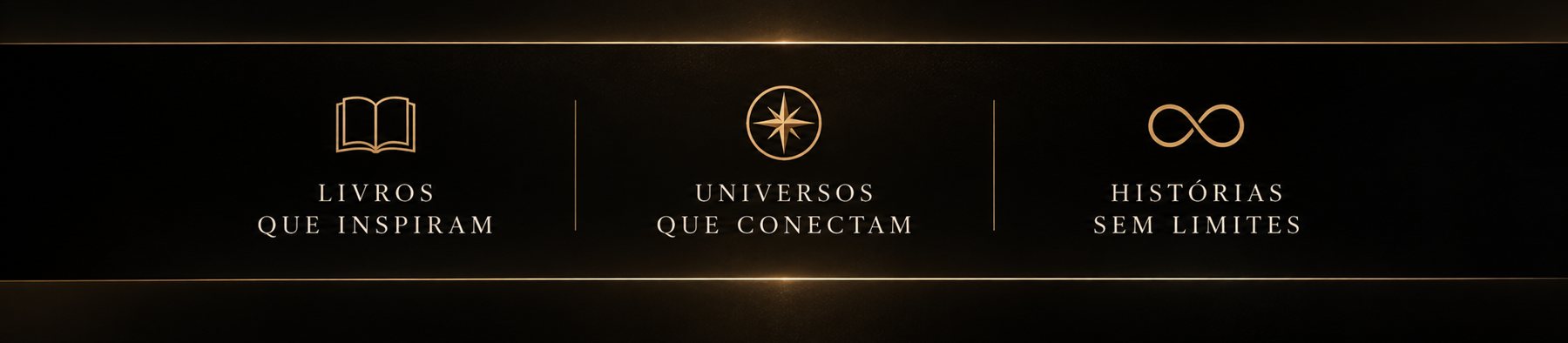 Livros que inspiram · Universos que conectam · Histórias sem limites